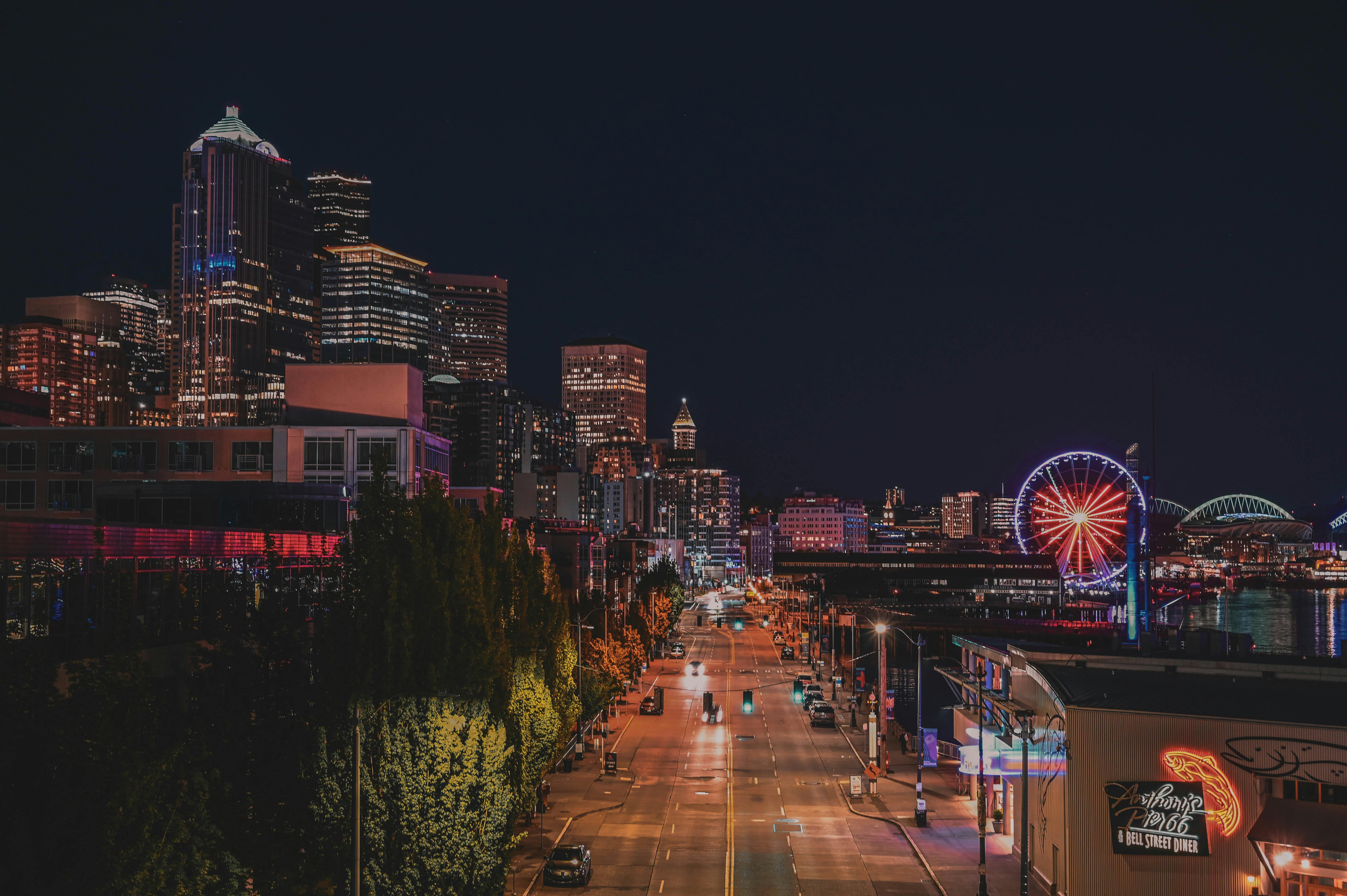 Seattle, WA city skyline wallpaper, 6048x4024