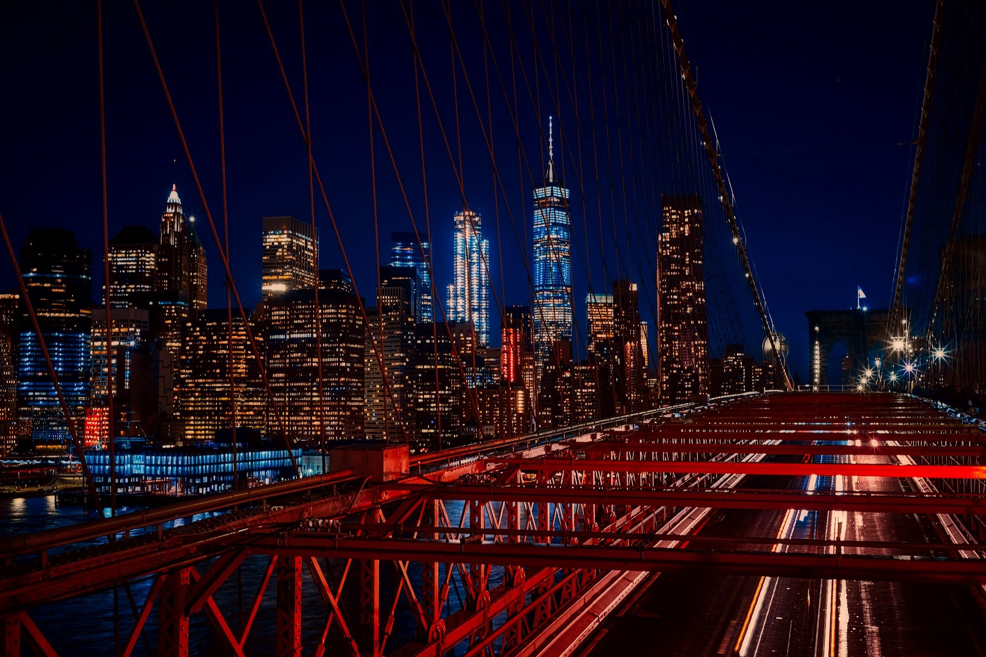 City Skyline Night city skyline wallpaper at sunset, 1999x1333