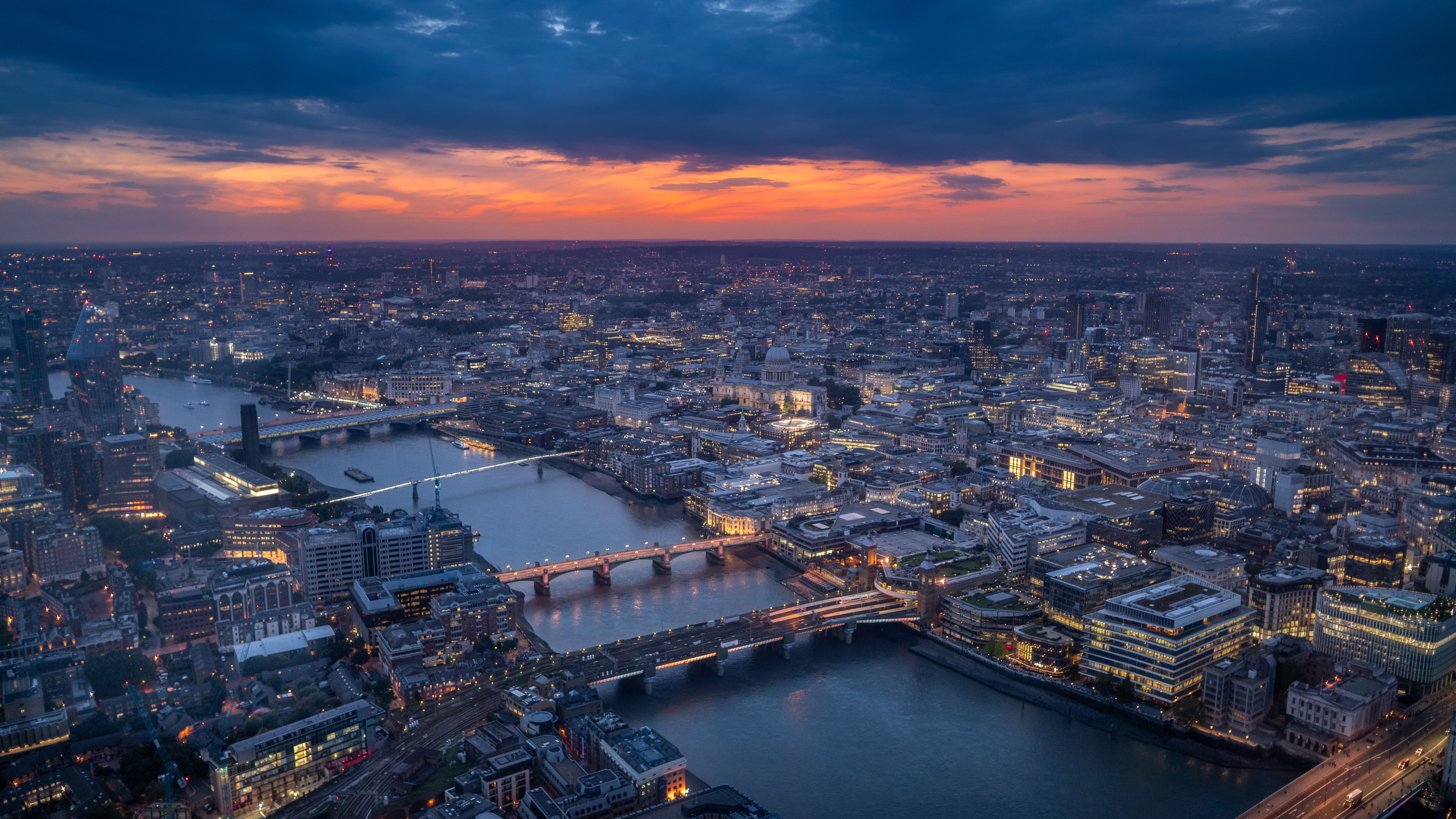 London Skyline city skyline wallpaper, 5969x3358