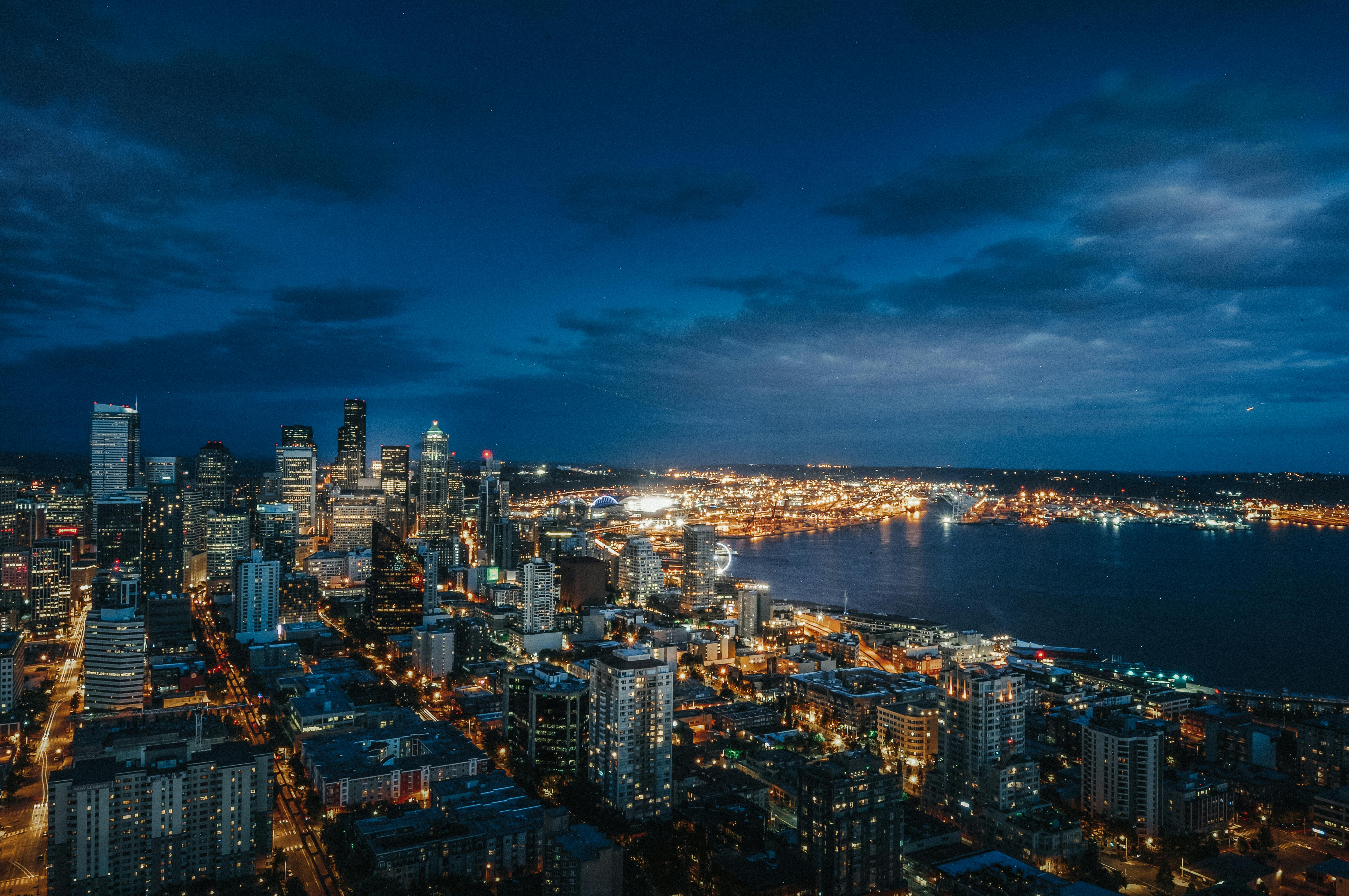 Seattle, WA city skyline wallpaper, 6000x3985