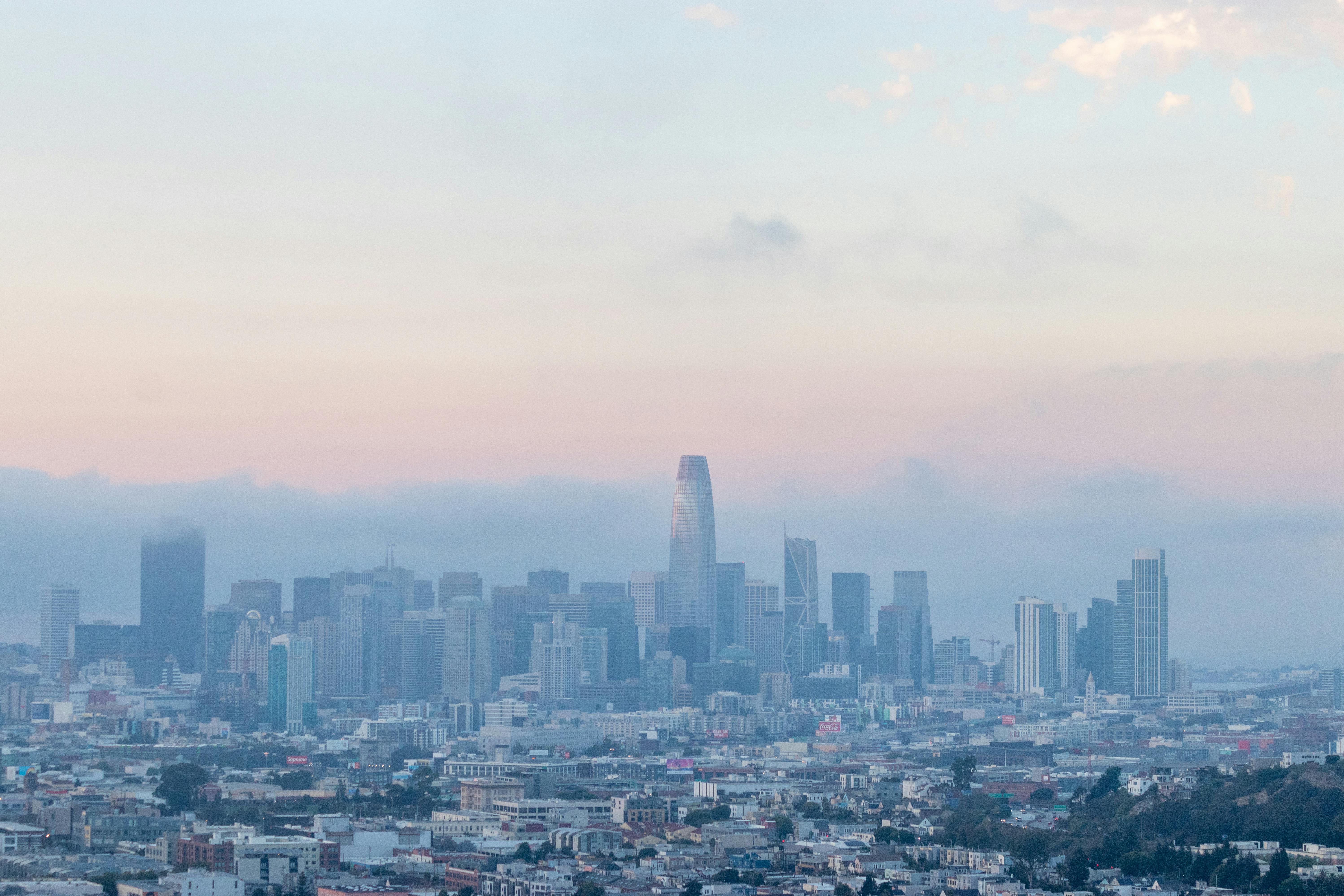 San Francisco, CA city skyline wallpaper, 5992x3995
