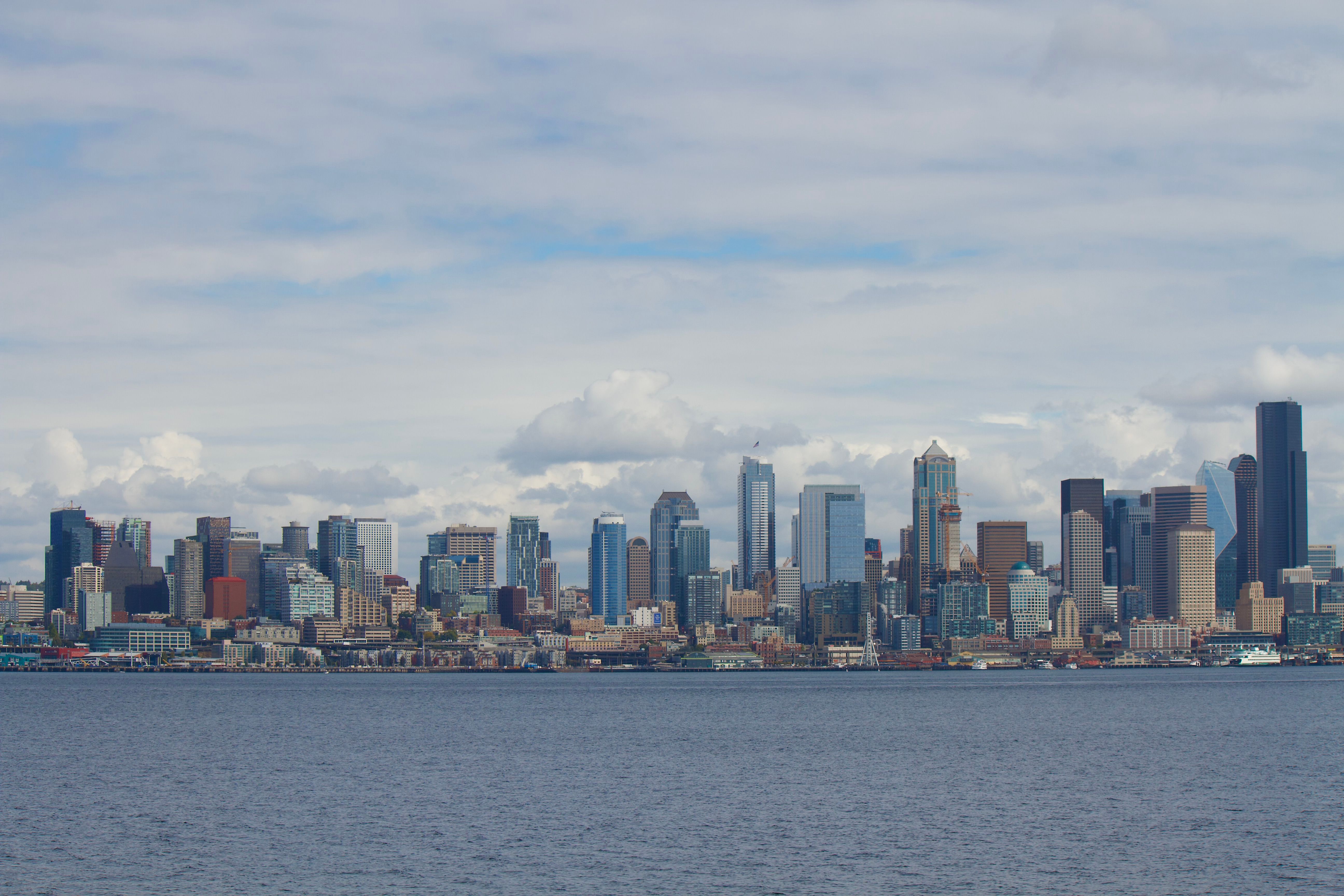 Seattle, WA city skyline wallpaper, 5184x3456
