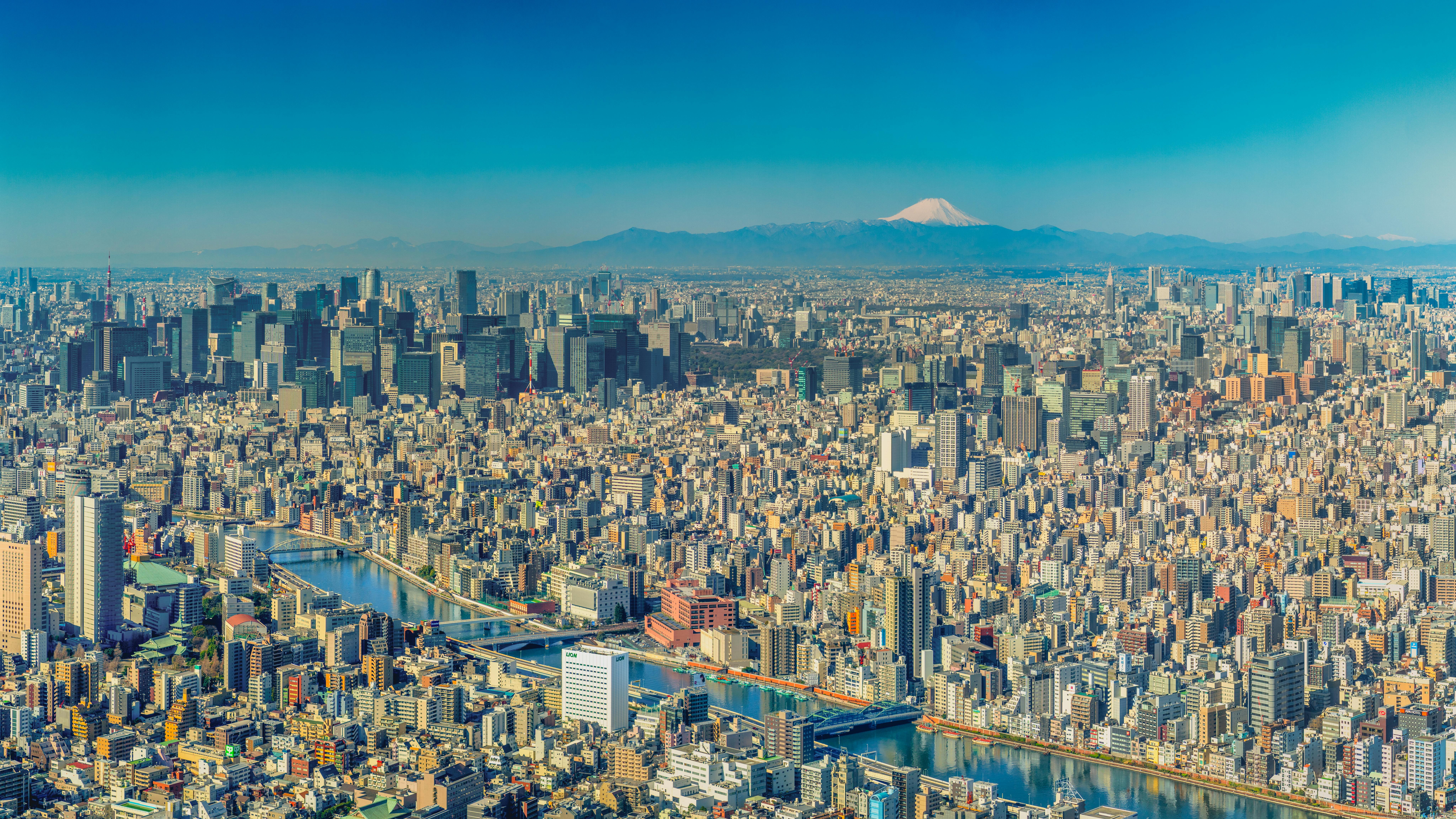 Tokyo Skyline city skyline wallpaper, 8192x4608