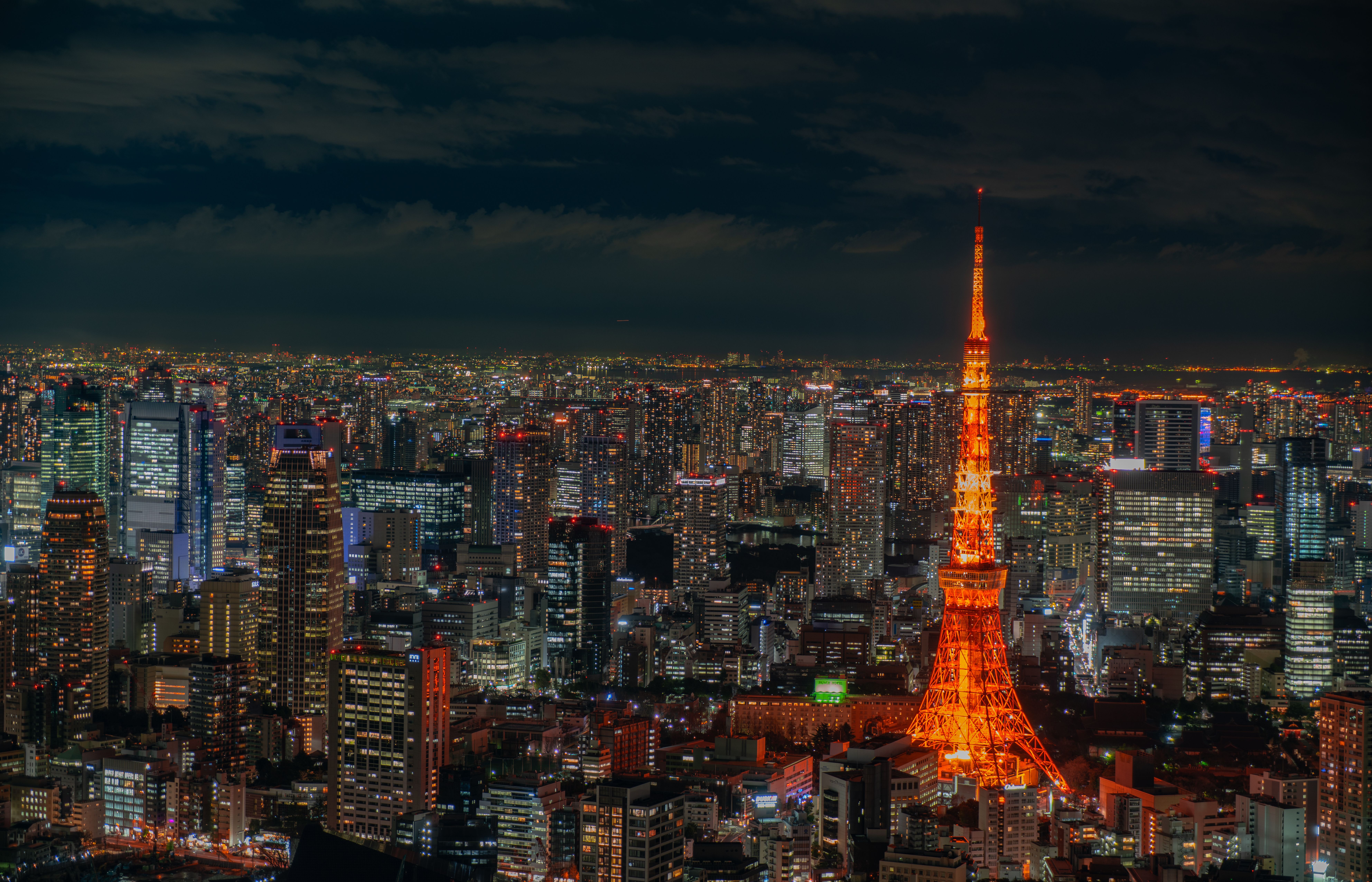 Tokyo Skyline city skyline wallpaper, 7938x5102