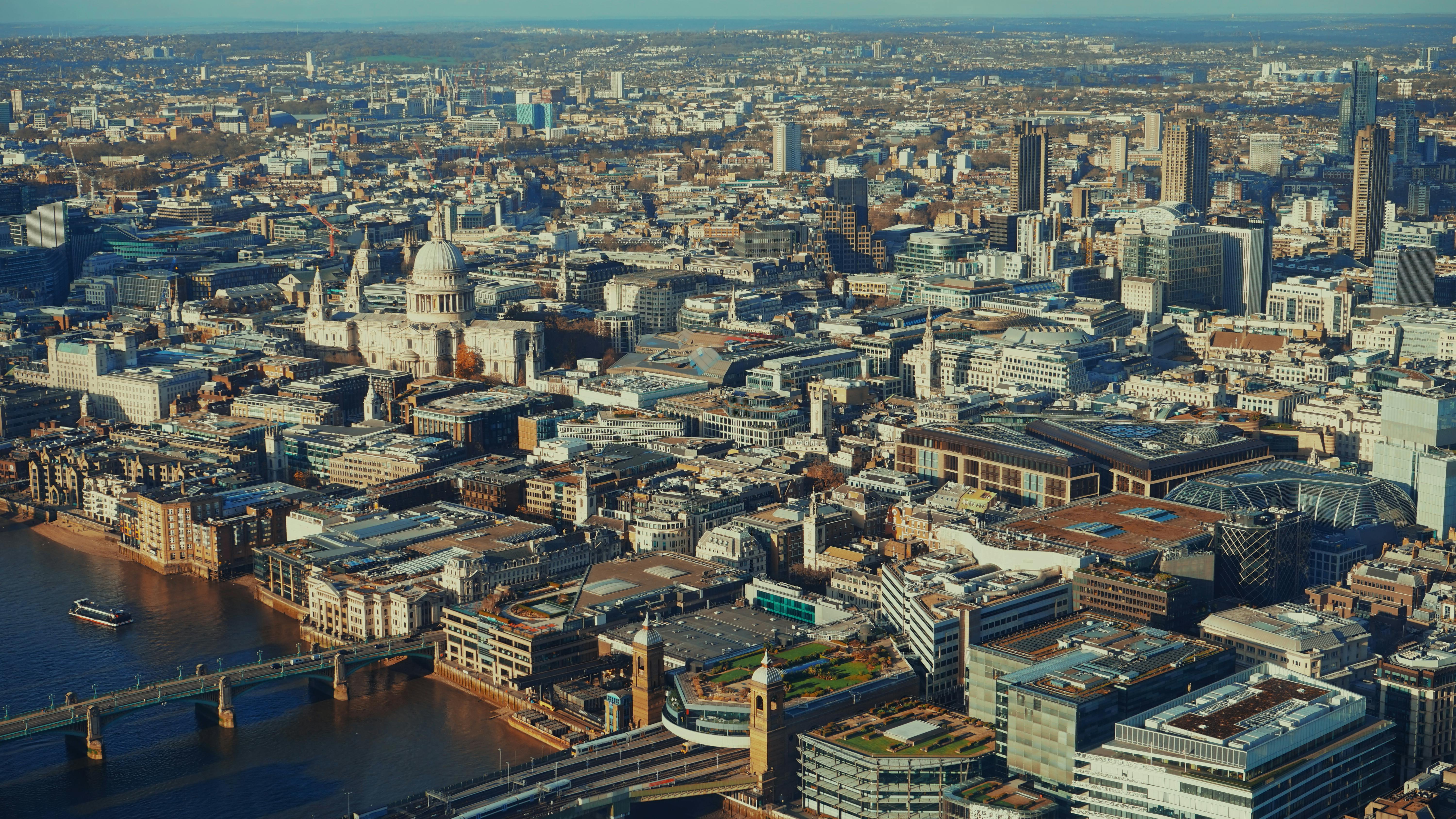 London Skyline city skyline wallpaper, 6000x3376
