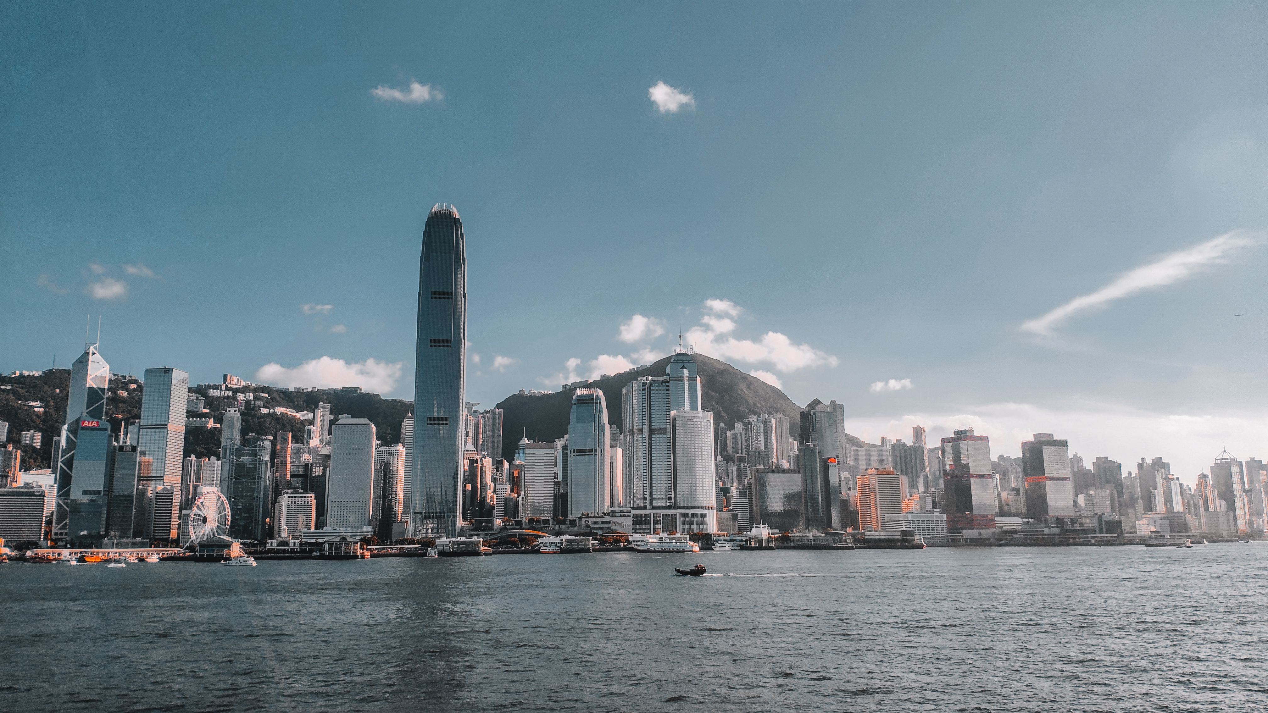 Hong Kong Skyline city skyline wallpaper, 4032x2268