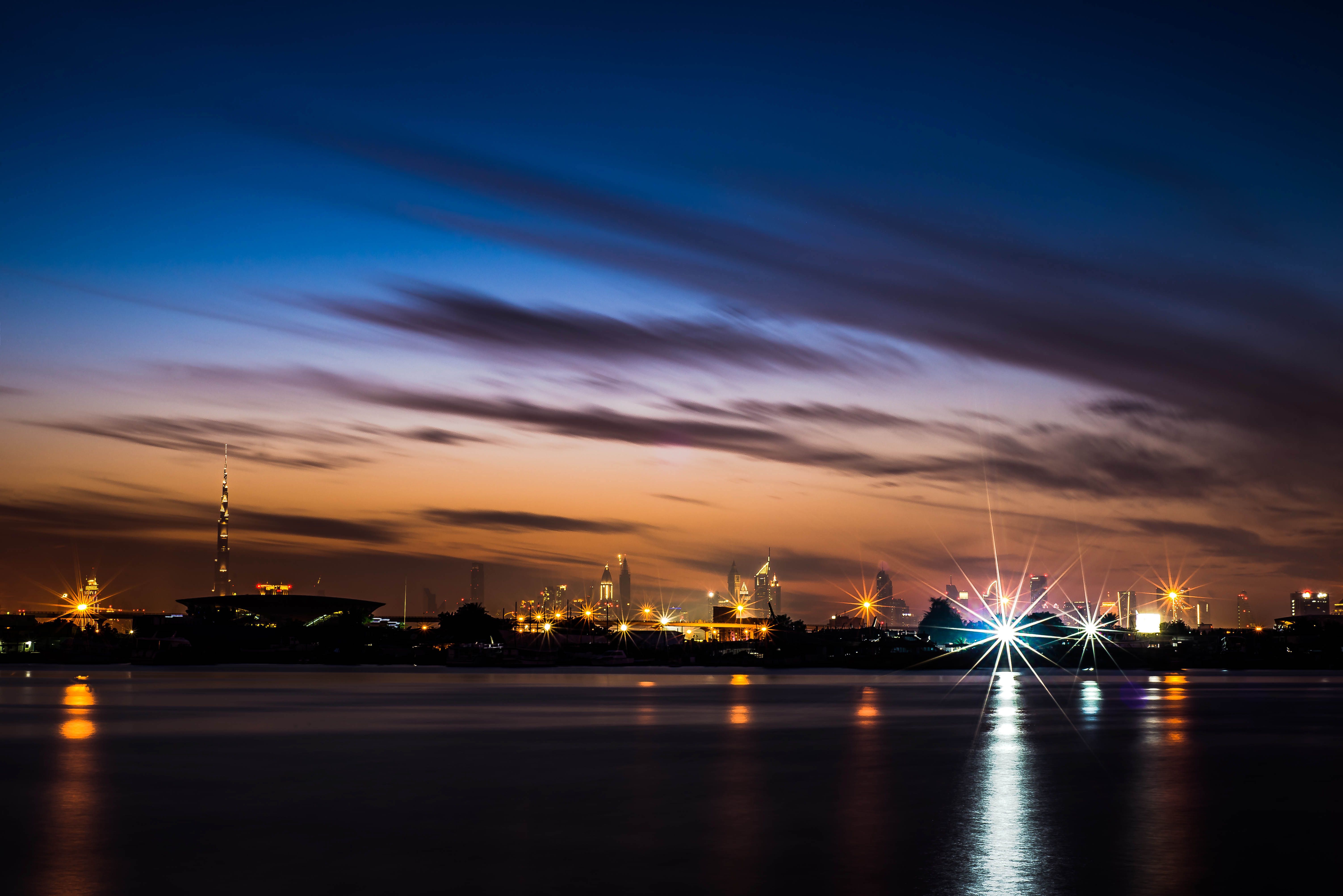 Dubai Skyline city skyline wallpaper, 6013x4014