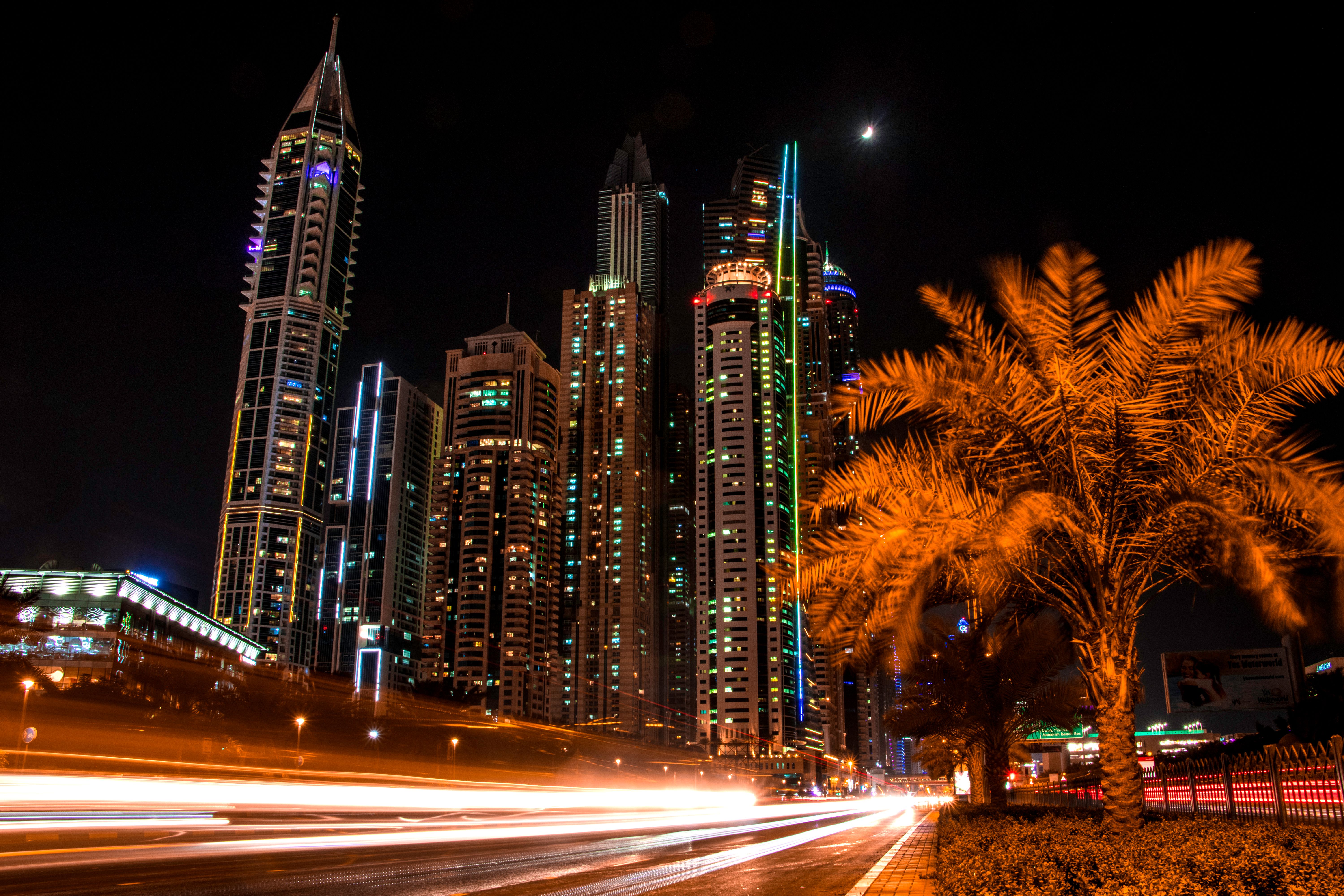 Dubai Skyline city skyline wallpaper, 6000x4000