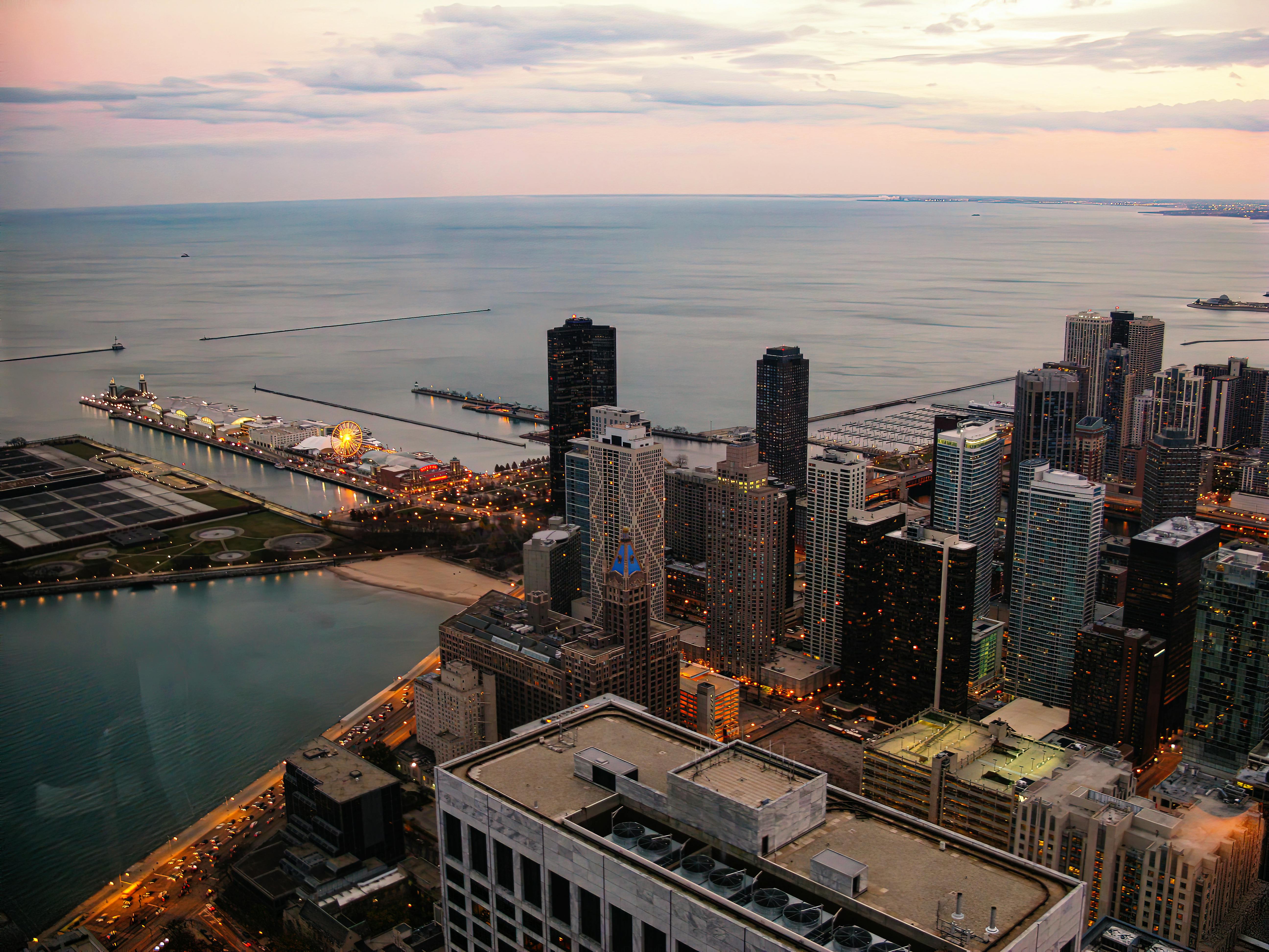 Chicago Skyline city skyline wallpaper, 5184x3888