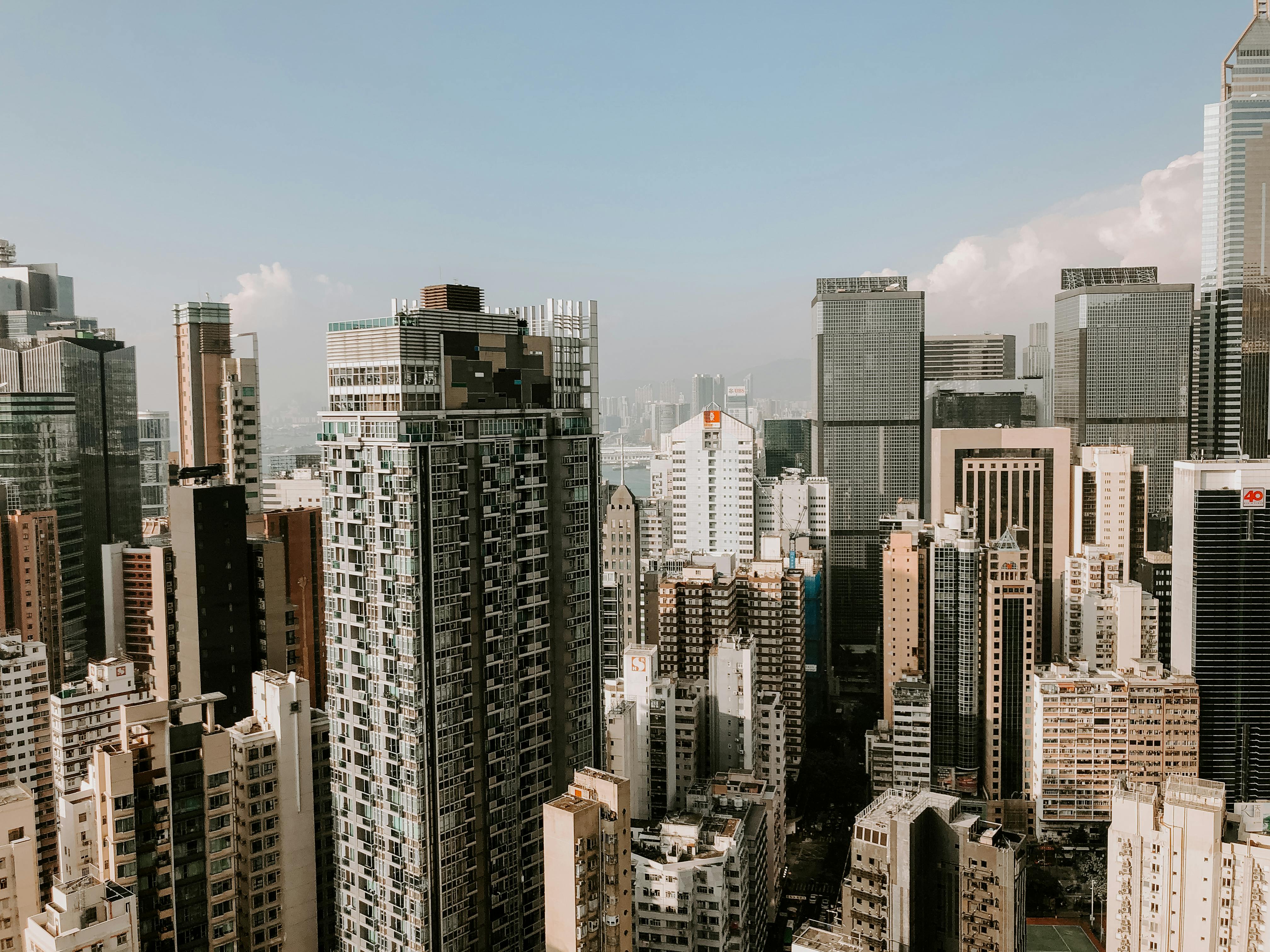 Hong Kong Skyline city skyline wallpaper, 4032x3024