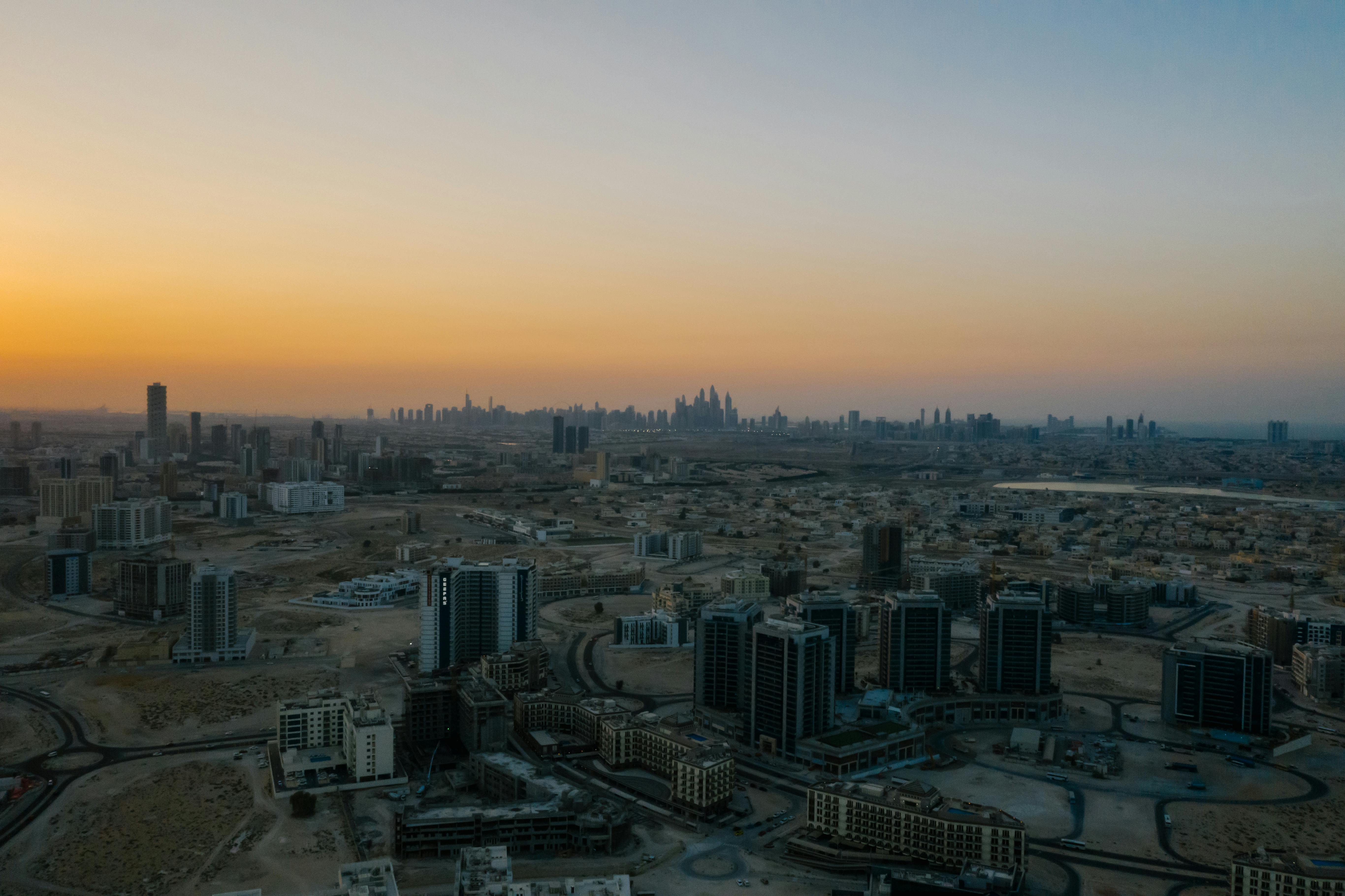 Dubai Skyline city skyline wallpaper, 5464x3640
