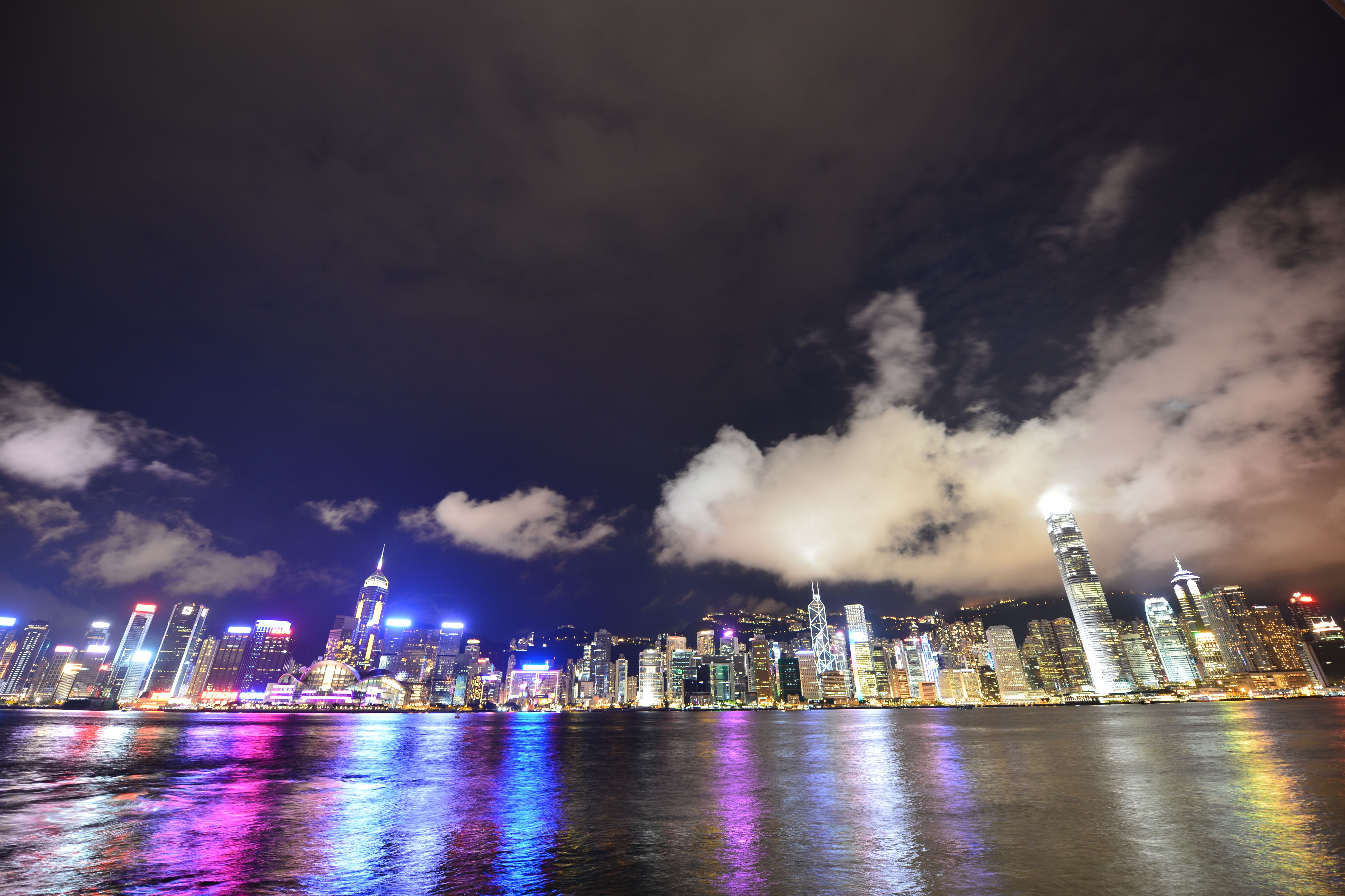 Hong Kong Skyline city skyline wallpaper, 5520x3680