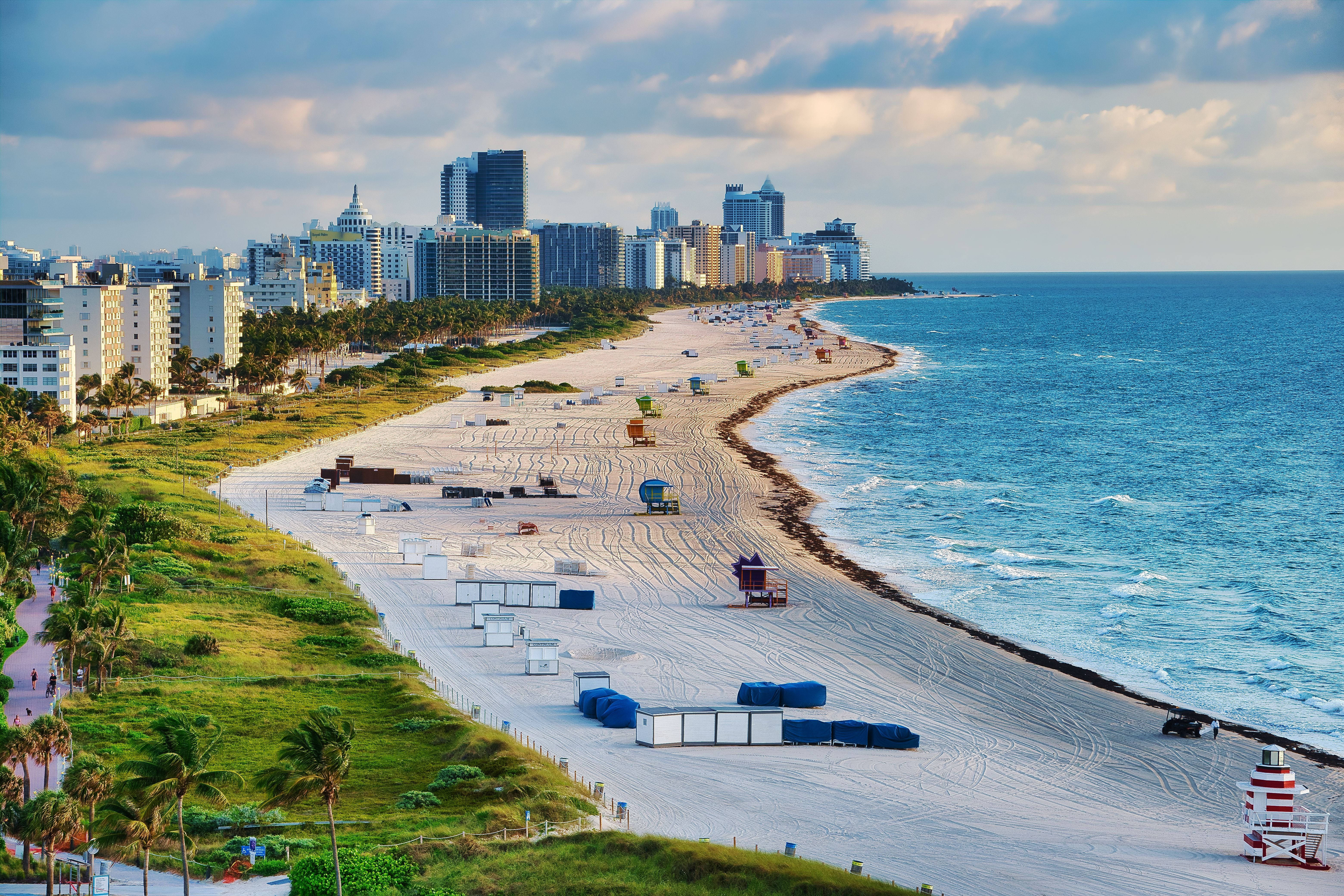 Miami, FL city skyline wallpaper, 6240x4160