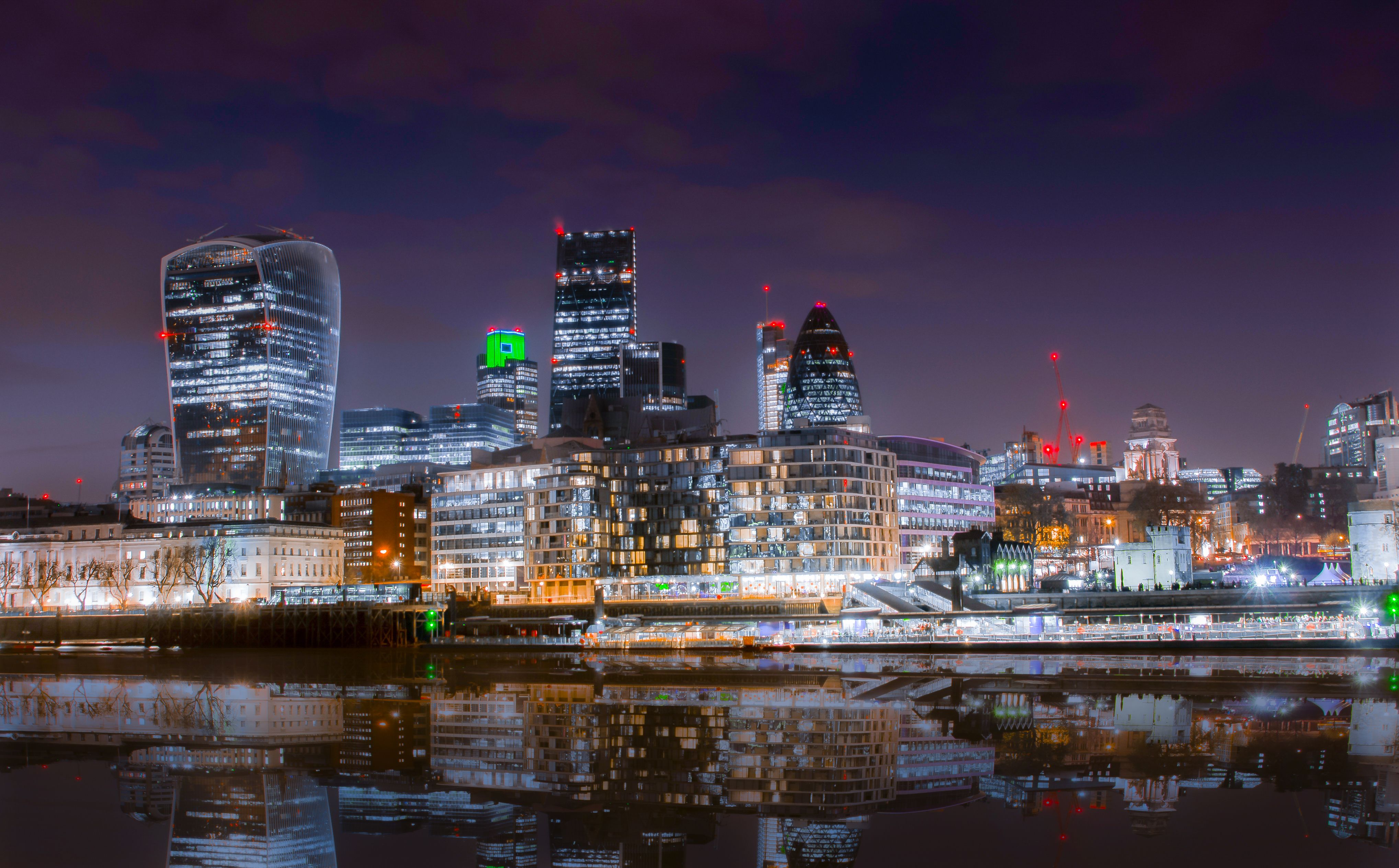 London Skyline city skyline wallpaper, 4074x2529