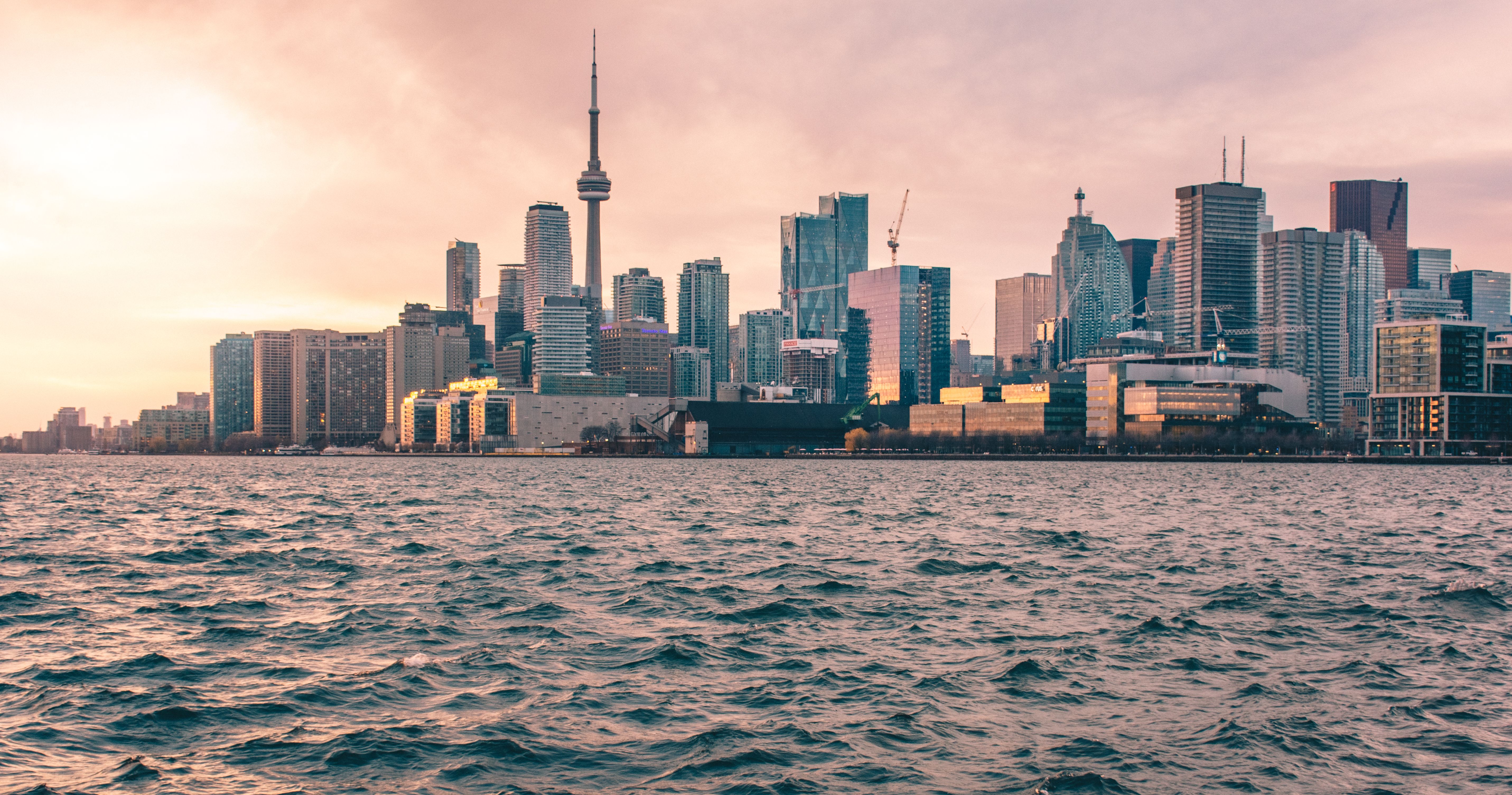 Toronto Skyline city skyline wallpaper, 5724x3008